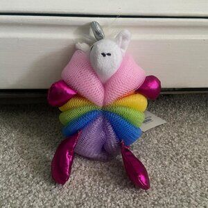 NWT Rainbow Unicorn Loofah